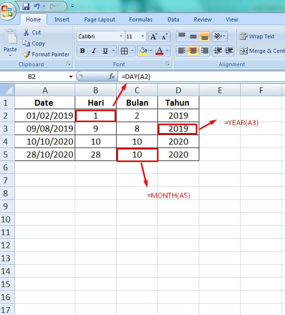 Rumus Microsoft excel terlengkap