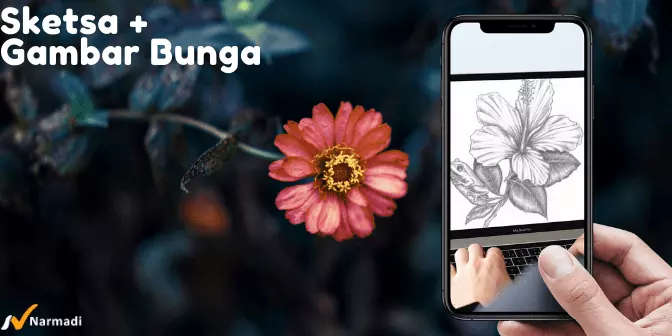 Gambar mewarnai bunga + Gambar bunga