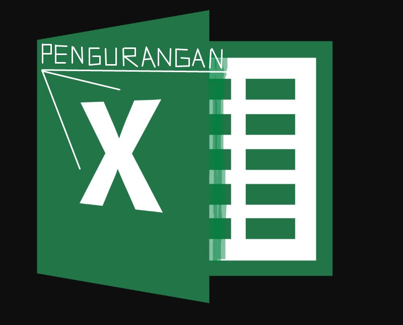 Rumus pengurangan excel