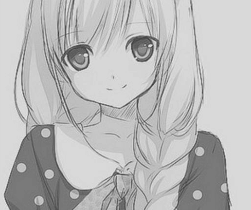 gambar sketsa wajah anime