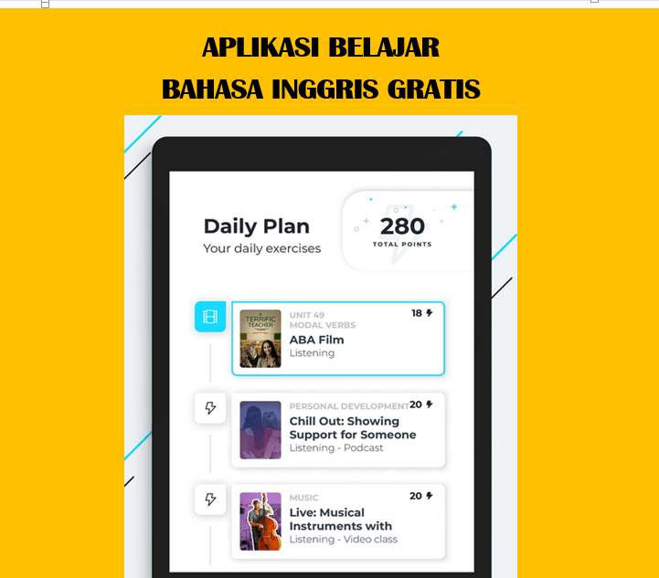 aplikasi belajar bahasa inggris gratis
