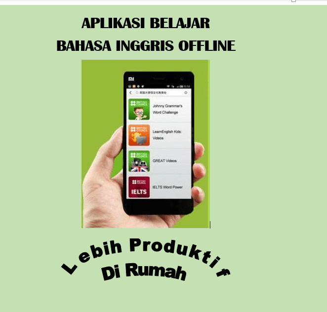 aplikasi belajar Bahasa Inggris offline