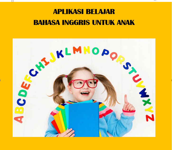 aplikasi belajar bahasa inggris untuk anak