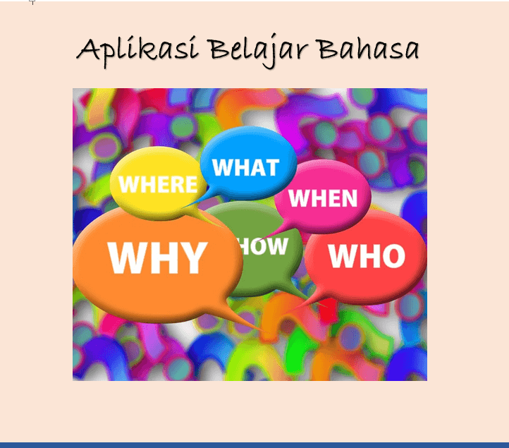 Aplikasi belajar bahasa