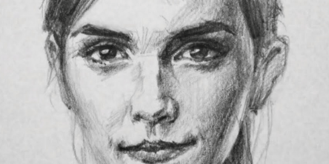 cara menggambar sketsa wajah