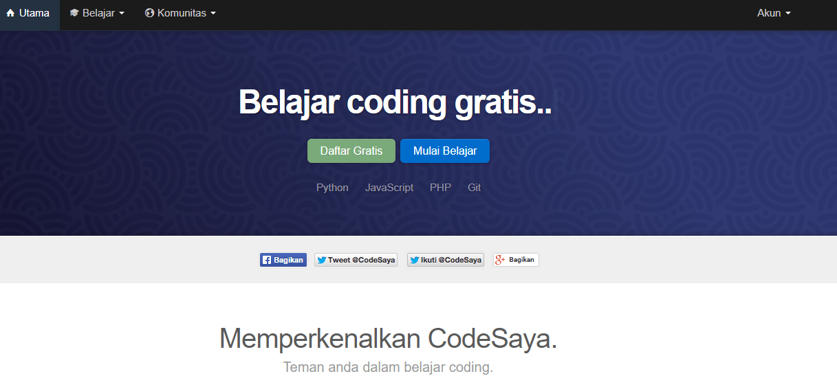 situs belajar coding online