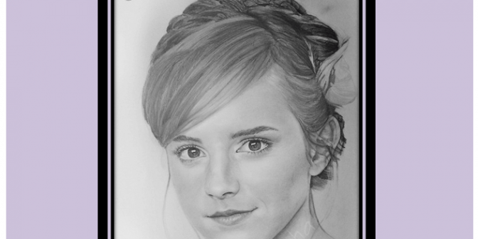 gambar sketsa wajah