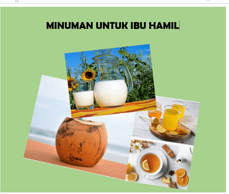minuman untuk ibu hamil