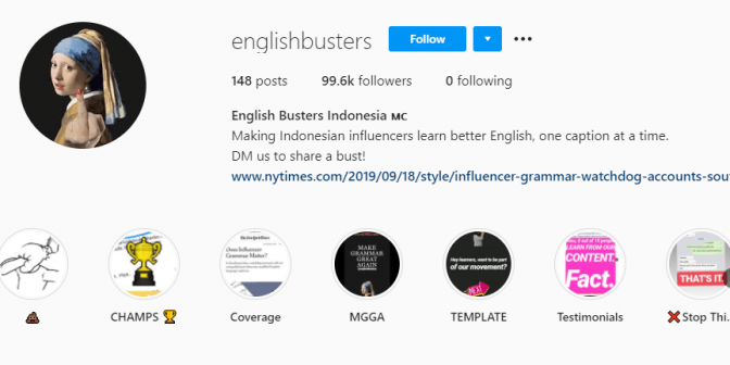 belajar bahasa Inggris online