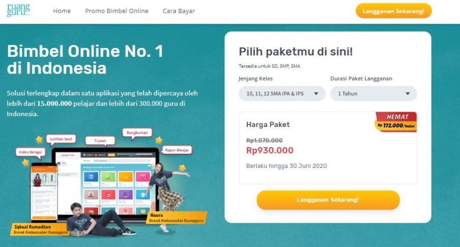 Aplikasi bimbel online