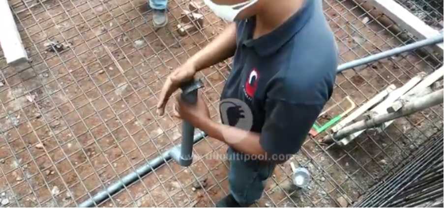 instalasi kebutuhan inlet kolam renang