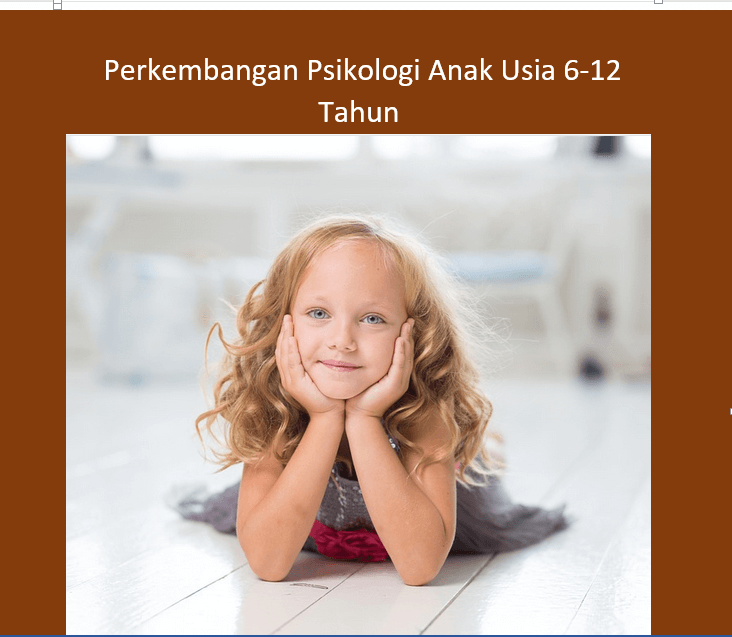 perkembangan psikologi anak usia 6-12 tahun