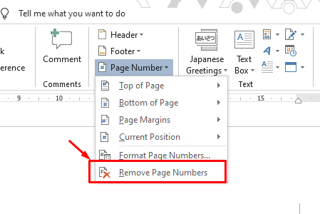 membuat nomor halaman di word