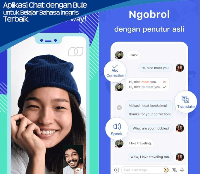 aplikasi chat dengan bule