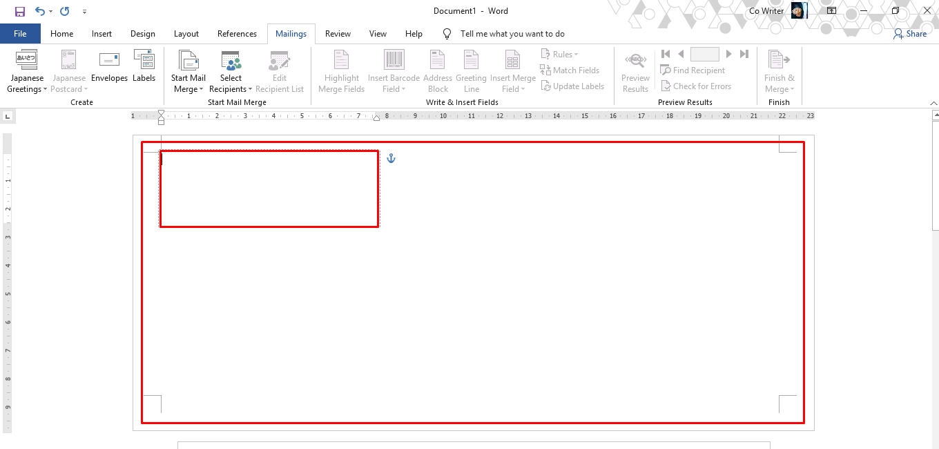 cara membuat amplop di word