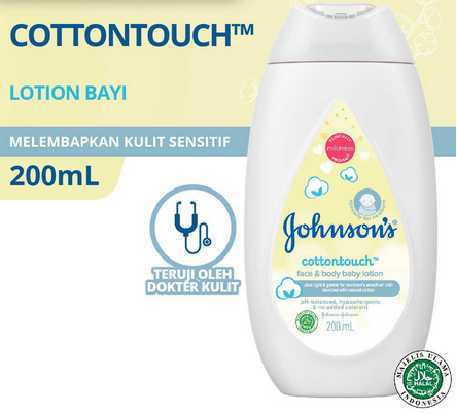 bedak bayi johnsons cottontouch
