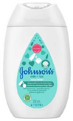 bedak bayi johnsons milk and rice