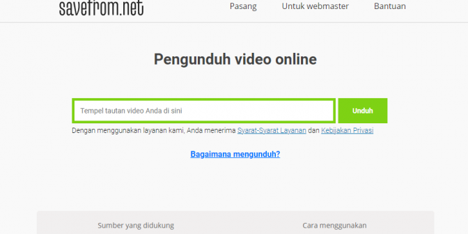 cara download video di facebook