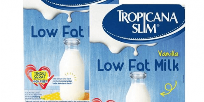 susu rendah lemak untuk lambung