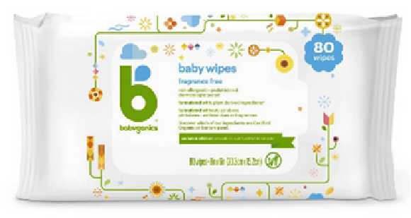tisu basah bayi babyganics