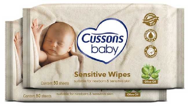 6. Cussons Baby Sensitives Wipes