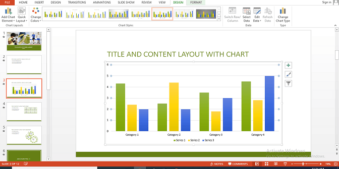 Membuat Grafik dengan Powerpoint 3