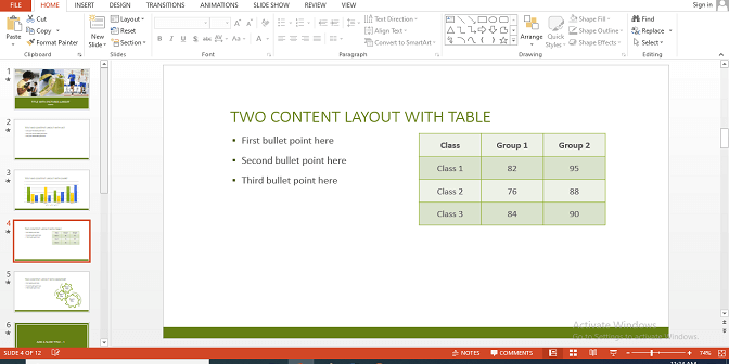 Membuat Grafik dengan Powerpoint 4