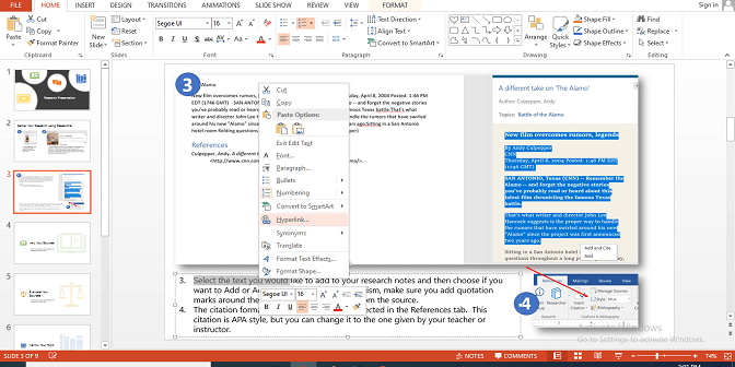 Menambahkan Hyperlink di Powerpoint 2