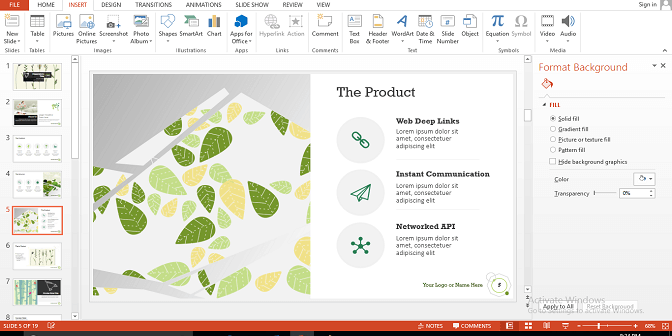Mengatur Opacity Di Powerpoint 3
