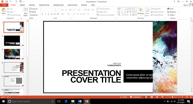 Mengatur Spasi Di Powerpoint 1