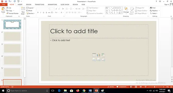 Mengisi Data Slide tutorial power point
