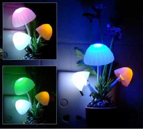 ide kado ulang tahun - Mushroom Lamp