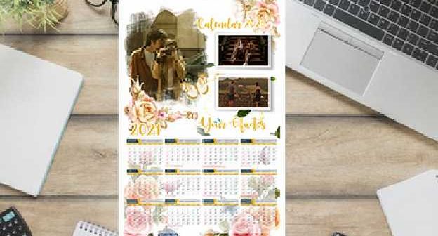 ide kado untuk pacar kalender dengan foto