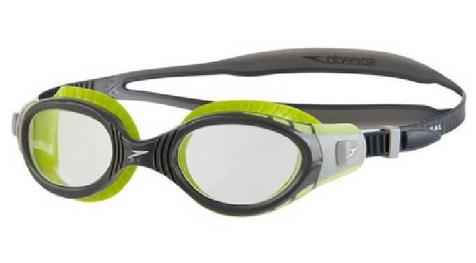 kacamata renang merk speedo - Futura Biofuse Flexiseal Lime Clear