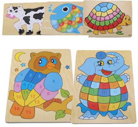 kado anak 4 tahun - puzzle kayu lucu