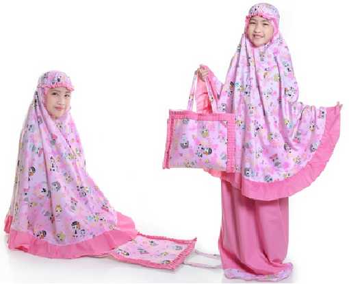 kado anak 4 tahun - set mukena anak