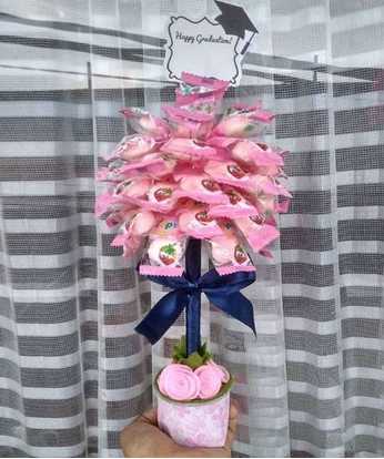 kado untuk guru - Bouquet permen