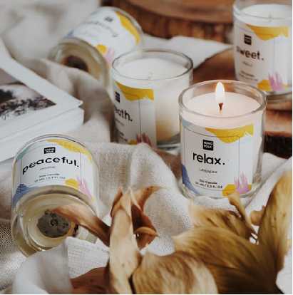 kado untuk guru di hari guru - lilin aromaterapi