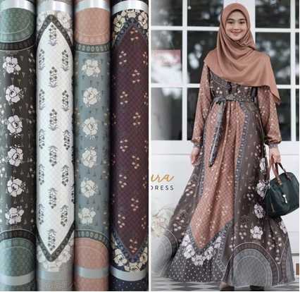 kado untuk guru - kain dior silk