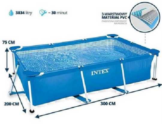 kolam renang portable intex frame pool