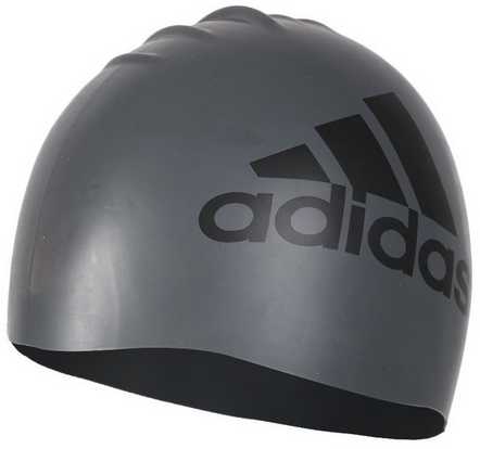 2. Adidas Silicone 3 Strip Kids Swimming Cap