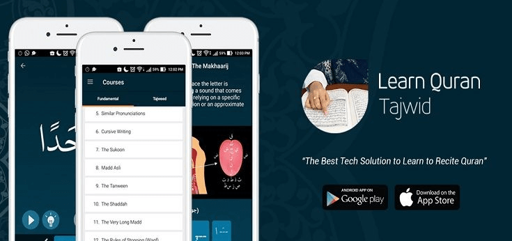 Aplikasi belajar Alquran tajwid