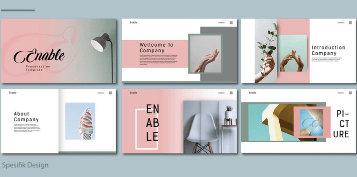 Tempat download template PPT