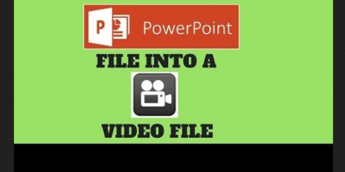 cara convert PPT ke video