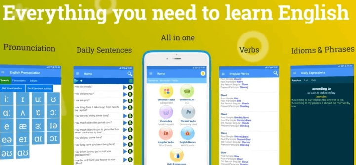 Aplikasi kuis bahasa Inggris