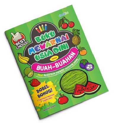 Buku Mewarnai Seri Buah-buahan