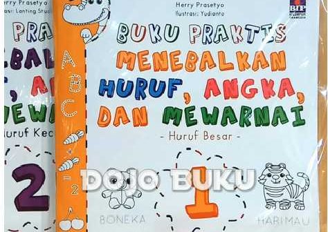 Buku Mewarnai Seri Huruf dan Angka