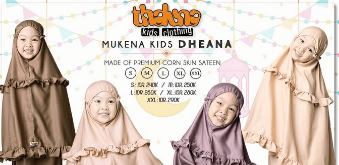 Mukena untuk anak