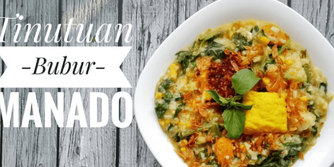 Resep bubur Manado