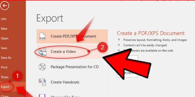 cara convert PPT menjadi video